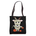 Mummy Sheep Trick or Treating Funny Cute Christmas Gift Tote Bag