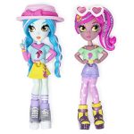 Off the Hook Style BFFs, Vivian & Mila (Summer Vacay), 4-inch Small Dolls with Mix and Match Fashions and Accessories, for Girls Aged 5 and Up