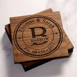 Personalized Coasters Handmade in the USA Christmas Gifts for him Anniversary Gifts or Personalized Gifts. Sets of 4,6,8,12,16 Great Wedding Anniversary Gifts for a keepsake on your bar