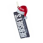 Personalized Hershey's Chocolate Christmas Ornament - Officially Licensed - Chocolate Candy Bar Holiday Keepsake Tree Decoration with Custom Name