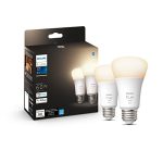 Philips Hue White 2-Pack A19 LED Smart Bulb, Bluetooth & Zigbee compatible (Hue Hub Optional), Works with Alexa & Google Assistant – A Certified for Humans Device