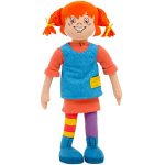 Pippi Longstocking Plush Doll - Measures 12 Inches - Officially Licensed - from Children's Book Series by Astrid Lindgren for Boys and Girls - Soft and Cuddly Doll Multicolored