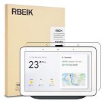 RBEIK Google Nest Hub Screen Protector Glass, 9H Hardness Anti-Scratch Anti-Fingerprint Easy-Install 2.5D Tempered Glass for Google Home Hub/Google Nest Hub 7-Inch Tablet