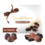 RUSSELL STOVER Assorted Milk Chocolate & Dark Chocolate Gift Box, 48 oz. (≈ 84 pieces) - Anniversary, Birthday, or Holiday Gift for Him or Her