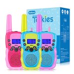 Selieve Walkie Talkies for Kids 3 Pack, Toys for 3-12 Year Old Boys or Girls, 3 KM Range Indoor Outdoor Activity Stem Toys, Gifts for 5-8 Year Old Boys and Girls