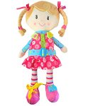 Snuggle Stuffs Sugar Snap Plush Learn to Dress Doll for Toddlers - 15" - Doll for 2 Year Old Girl - Montessori Doll