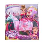 Sparkle Girlz United Pacific Designs 10057: Zuru 10.5" Princess with Horse Playset