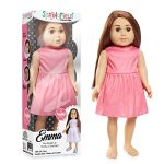 Springfield Collection 18-Inch Emma Doll - Light Skin, Brown Eyes and Straight Brunette Hair, Suitable for Children Age 6+