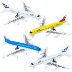 Tcvents Airplane Toys, Metal Plane Pull Back Airplane Toys for 3 4 5 6 Years Old Boys Girls, Die Cast Aircraft Plane Models, Kids'Play Vehicles Aeroplane Airplanes for Kids Birthday