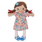 Tiger Tribe 10 inch Take Along Washable Rag Doll Cute and Cuddly with Floral Dress- Matilda- Ages 0+ - 11109