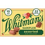 Whitman's Sampler Milk Chocolates Gift Box, 10 Ounce (22 Pieces)