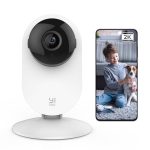 YI Pro 2K Home Security Camera, Indoor Camera with Person, Vehicle, Animal Smart Detection, Phone App for Baby, Pet, Dog Monitoring, Compatible with Alexa and Google Assistant