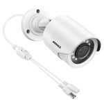 ANNKE 1080p Security Camera 4-in-1 CCTV Bullet Wired Cam, AHD/TVI/CVI/CVBS, Analog Surveillance Video Add–On Camera for Indoor/Outdoor Use, 100ft Clear Night Vision (Power Adapter Not Included) - E200