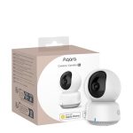 Aqara 2K Indoor Security Camera E1, Pan & Tilt, HomeKit Secure Video Indoor Camera, Two-Way Audio, Night Vision, Person Tracking, Wi-Fi 6, Plug-in Cam Supports HomeKit, Alexa and IFTTT