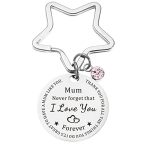 Birthday Gifts for Mom Mothers Day Gifts Keychain from Daughter - Mother In Law Gifts from Daughter In Law - Mum Birthday Christmas Gifts for Mom Presents from Son