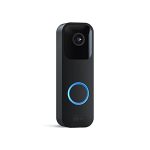 Blink Video Doorbell | Two-way audio, HD video, motion and chime app alerts and Alexa enabled — wired or wire-free (Black)