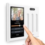 Brilliant Smart Home Control 3-Switch Panel - All-in-One Automated Touchscreen Panel, Control Lights, Music, Lock & Doorbell, Thermostat & More, Brilliant Mobile App (Renewed)