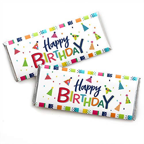 happy birthday chocolate bar