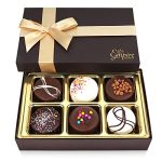 Christmas Chocolate Gift Baskets - Delicious Chocolate Gift Basket Great for Birthday Treats for Women and Men - Christmas Gift Ideas - Fancy Chocolate Covered Oreos for Gifting, 6 Count