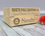 Christmas Eve Box, Christmas Box, Christmas Eve Crate, Kids Crate, Xmas Eve, Gift from Santa, Personalized, Santa Surprise, Personalized Box, Personalised Wood Box