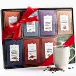 Coffee Gifts Set For Coffee Lovers - Coffee Sampler Gift Set For Women And Men - Ground Coffee Gift Basket For Christmas - Pack Of 8 Holiday Flavored Coffee - Unique Christmas Gifts For Men And Women