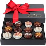 Cookies Gift Box - Vegan Food Gift - Valentines Gift Basket - Chocolate Cookie Gift Basket - Anniversary, Corporate, Birthday Gift