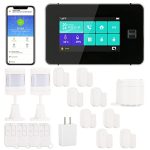 D1D9 Home Alarm System Touch Screen Burglar House Security 18 pcs WiFi APP DIY Wireless GSM