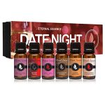 Date Night - Gift Set of 6 Premium Fragrance Oils - PS I Love You, Amber Romance, Secret Crush, Chocolate Fondue, Strawberry Champagne, and Love Spell - 10ML