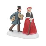 Department 56 Christmas Carol Village Last Minute Holiday Shopping Figurine