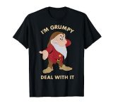 Disney Snow White I'm Grumpy Deal With It Portrait T-Shirt