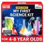 Doctor Jupiter My First Science Experiment Kit for Boys and Girls Ages 4-5-6-7-8| Gift Ideas for Birthday, Christmas for 4-8 Year Old Kids| STEM Learning & Educational Toys