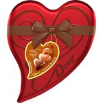 DOVE Valentine's Assorted Chocolate Candy Heart Gift Box 6.5-Ounce Tin