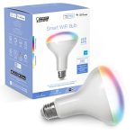 Feit Electric BR30 Smart Flood Light Bulb,2.4GHz WiFi Color Changing and Dimmable, No Hub, Works with Alexa or Google Assistant, BR30/RGBW/CA/AG, 65W, Multi-Color (RGBW), 1 Count (Pack of 1)