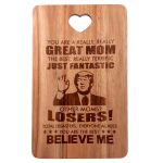 Gift for Mom from Daughter Son Decor Wooden Cheese Charcuterie Boards Unique Christmas Mother's Day Birthday Presents Mum Engraved Acacia Wood Cutting Board Funny Thanksgiving Xmas Gifts for Mummy