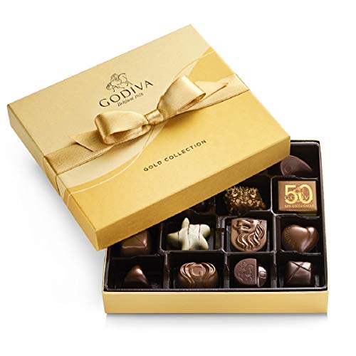 godiva chocolatier chocolate gold gift box