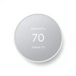 Google Nest Thermostat - Smart Thermostat for Home - Programmable Wifi Thermostat - Snow