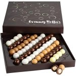 GrannyBellas Christmas Chocolate Gift Baskets, 9 Flavor Variety 60+ Milk Chocolates Malted Balls, Holiday Gourmet Prime Candy Box Ideas, Family Food Gifts Basket Delivery For All Mom Women Men Families Couples Adults