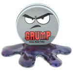 Grump Stress Relief Putty – Stress Relief Grumpy Gifts Funny Gag Gifts for Friends Kids Gifts Stocking Stuffers Secret Santa Gifts for Coworkers Weird White Elephant Ideas Purple Therapy Putty