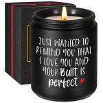 GSPY Scented Candles - Gifts for Wife, Romantic Gifts, I Love You Gifts for Her, Him - Funny Anniversary, Birthday, Christmas Gifts for Girlfriend, Wife, Husband, Boyfriend, Fiance, Women, GF