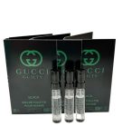 Gucci Guilty Black Sample Perfume Men EDT Spray Pour Homme MINI SMALL Travel Size 1.5 ML / 0.05 (3676) - set of 3