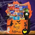 Happy Halloween Thinking of You Cookies, Candy & More Care Package Assortment Variety Gift Box Bundle Set