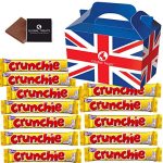 Hawthorn Health Direct Cadbury Crunchie, FULL SIZE 40g bars of delicious Cadbury in a unique Gift Box and a free British Chocolate, 12 Count