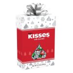 Holiday Gift Box of Hershey Milk Chocolate Kisses In Gift Box with Bow