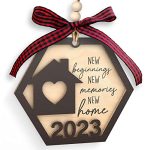 House Warming Gifts New Home - Housewarming Gifts for New House, Housewarming Gift Presents for Women - New Home Gifts for Home, New Home Owners Gift Ideas - New Home Christmas Ornament 2023 - MAPDTWO