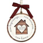 House Warming Gifts New Home Christmas Ornament 2023 for Couples Women,Housewarming Gift for New Home Christmas Decor New Home Gift Ideas Christmas Decorations