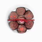 I LOVE YOU Red Valentine Chocolate Dipped Oreo Cookies | Olde Naples Hand Decorated Cookies | Romantic Gift Basket 7pc Oreo Cookies Assortmentent