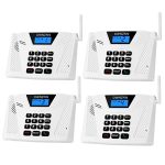 Intercoms Wireless for Home [Upgraded 2023] Hand Free 5000 Feet Range Intercom Real Time, Two Way Communication Home Intercom System with Group Call Full Duplex Intercom for Office Hotel House(4 Pack)