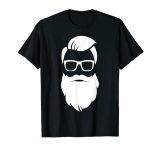 Jolly Hip Hipster Santa Claus T-Shirt Christmas Gift