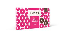 Joyva Jell Rings - The Original Gourmet Chocolate Confection with a Sweet Jelly Filling - Kosher Parve, Vegan, Non-Dairy, No Gluten Treats - Made in Brooklyn - 5-lb. Bulk Box, Approximately 165 Pieces