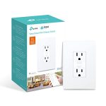 Kasa Smart Plug KP200, In-Wall Smart Home Wi-Fi Outlet Works with Alexa, Google Home & IFTTT, No Hub Required, Remote Control, ETL Certified , White, 1 Pack